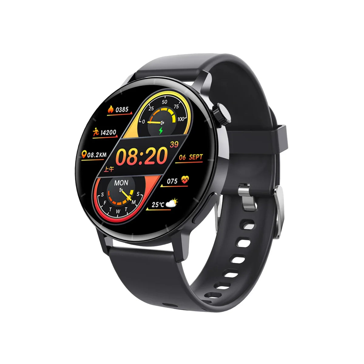 F22R Smart Watch - Bluetooth Calling Round Display Fitness Tracker