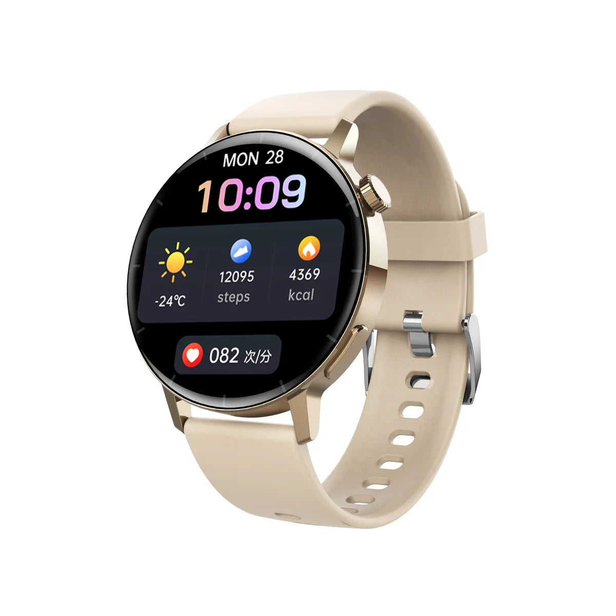 F22R Smart Watch - Bluetooth Calling Round Display Fitness Tracker