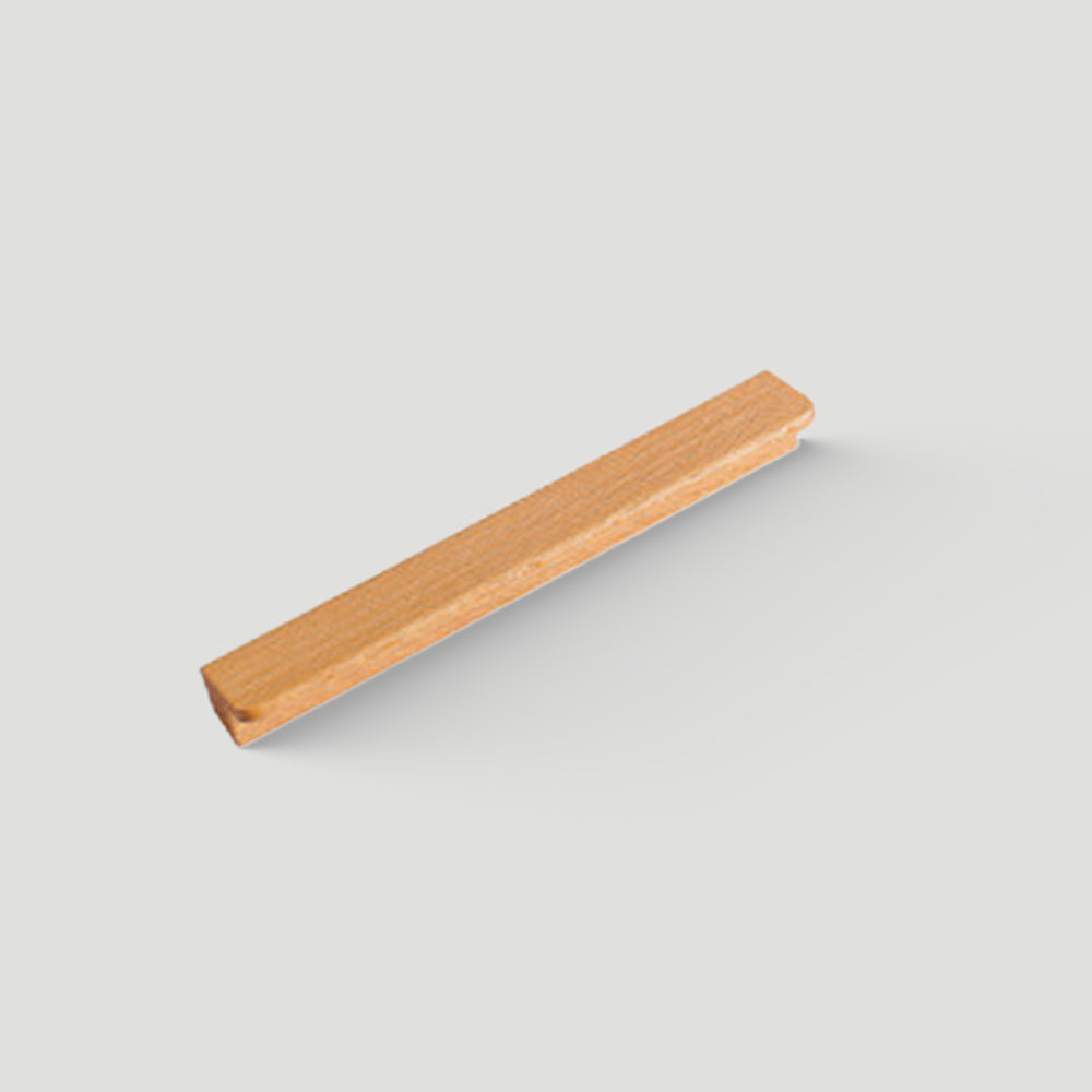 Modern L-Shaped Solid Wood Cabinet Pulls